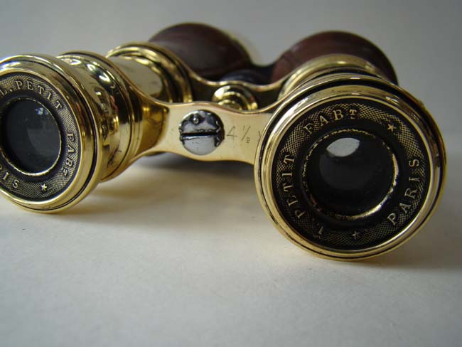 A beautiful pair of high powered antique Binoculars made by 'L.Petiit of Paris' for the British Army circa 1880-1900. — image 2